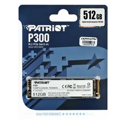 Patriot M.2 NVMe P300 SSD, 512 GB