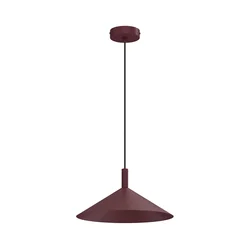 Luster na sajli ANEGA 1xGX53/15W/230V, prečnika 30 cm, bordo
