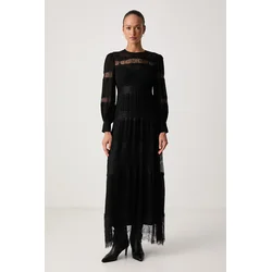 Twinset obleka A-kroja viskozna