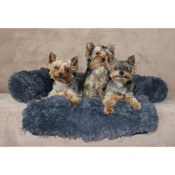 Pasja postelja Petsofa temno siva velikost XS