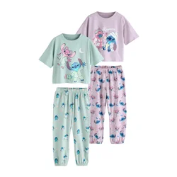 Next Pižama Lilo & Stitch modra/meta/pastelno lila/bela