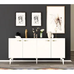 Hanah Home Konzola Rüya, 150x79x40 cm, Bela