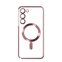 Silikonska futrola Magsafe SAMSUNG S25 Edge ROZE