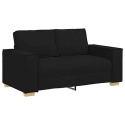 Vidaxl Dvosed črne barve 160x78x84 cm blago