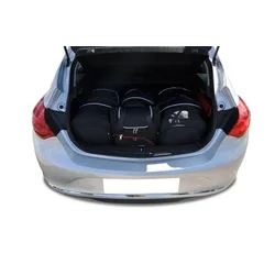 KJUST Komplet 4 kosov potovalnih torb AERO za OPEL ASTRA HATCHBACK 2009+