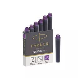 PARKER patrone mini QUINK purpur 1/6