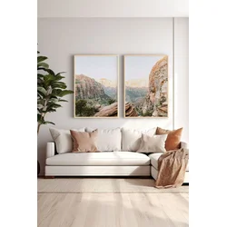 Wallity Uramljena slika Ersy2Limodel28, 33x48 cm, 2 dela