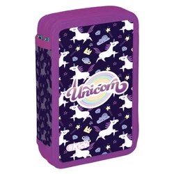 Pernica sa 2 zipa 600d 19*12*4cm puna -unicorn #7-36019 ( 32071 )