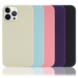 Maska Knit za iPhone 12 Pro roza