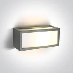 ZIDNA SVJETILJKA 1×E27/20W/PLC/230V IP54 SIVA