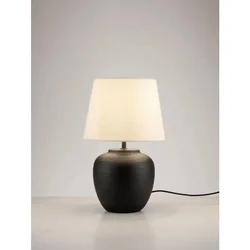 STOLNA SVJETILJKA ANOR 1XE27 CRNA/BEŽ NL9050187