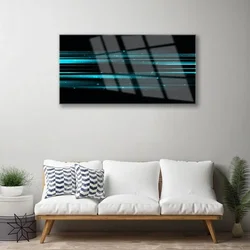 tulup.si Steklena slika Abstrakcija graphics 125x50 cm 2 obešalnika