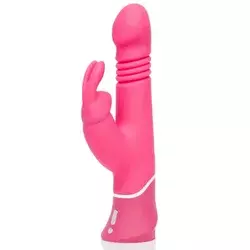 Happy Rabbit Happy Rabbit Thrusting Pink - Napreden Vibrator S Sistemom Pulzacije