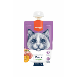 Wanpy Cat Pasta - Duck & pumpkin 90g