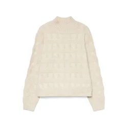 VERO MODA Pulover VMVIRG bež