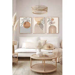 Wallity Dekorativna slika Artsycllct6, 33x48cm, 3 dela