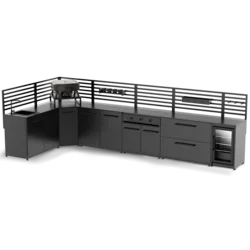 Cozze Letna kuhinja Elements Black edition Set 3