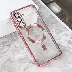 Maska za telefon Magsafe Lux za Samsung A566B Galaxy A56 5G, Roze