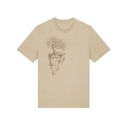Life-Tree Majica Organic Fairwear Maple Island pesek