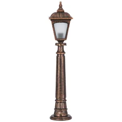 Opviq Spoljna lampa BSU-68185-BKR-M1-B, 100 cm, Podna, IP65, E27, 60W, Braon