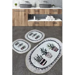Lessentiel Maison Set 3 prostirke za kupatilo Šareni
