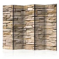 artgeist Paravan Decorative Stone I, 5-Delni, Enostranski