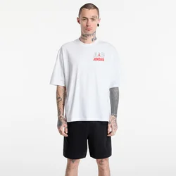 Majice Jordan Flight Mens T-Shirt White/ University Red L