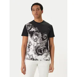Versace Jeans Couture Majica 80GAH6SB JS541 Črna Slim Fit