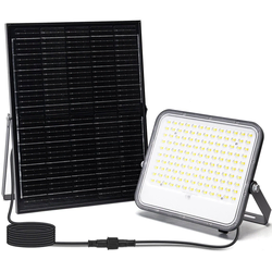 Aigostar - LED prigušiva solarni reflektor LED/200W/3,4V IP66 + daljinski upravljač