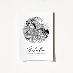 Wallity Poster Amsterdam-2065, 42x59,4 cm