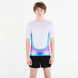 Majice SOAR Race Tee White/ Magenta Blue S
