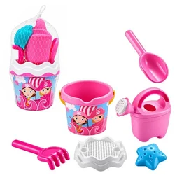 Kofica za plažu sa dodacima roze ( 1046547 )