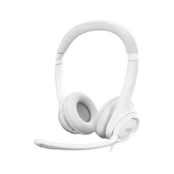 LOGITECH H390 Corded Headset - OFFWHITE - USB
