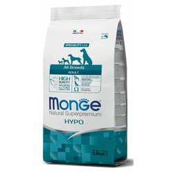 Monge Natural Superpremium Dog All Breeds Adult Hypo Salmon With Tuna - 2.5 kg