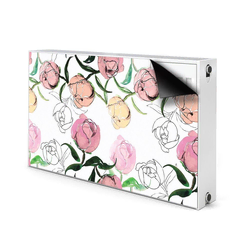 tulup.si Pokrov radiatorja Peonije 100x60 cm