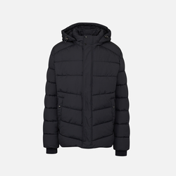 Dark blue mens down jacket Geox Leitan - Men