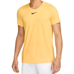 Muška majica Nike Court Dri-Fit Advantage Crew Top - citron pulse/black