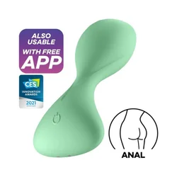 Satisfyer Analni vibrator Satisfyer Trendsetter, zelen