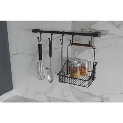Hermia Kuhinjski organizator SM028-B, Crni