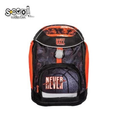 S-COOL SC2659 Anatomski ranac pro Never give up 41x28x21cm, Crni