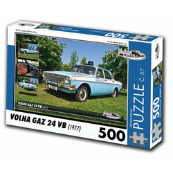 Retro cars - Puzzle Volha Gaz 24 VB (1977) - 500 kosov