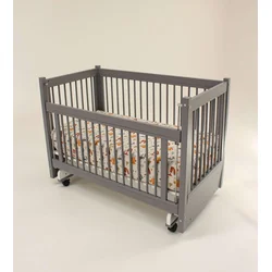 HANAH HOME Krevetac za bebe Elegance Grey