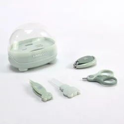 KikkaBoo Manikir set za bebe 4 dela Bear Mint