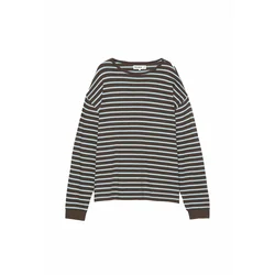 Pull&Bear Majica svetlo modra/rjava