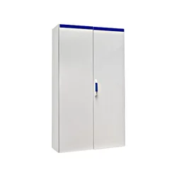 SCHRACK Samostojeći orman, 2-vrata, 2000x1200x400mm, RAL 7035