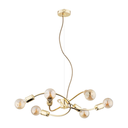 Luster na sajli KARUZO 6xE27/60W/230V