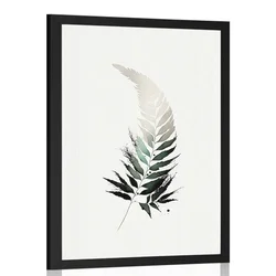 Plakat minimalistični list praprPlakat oti - 60x90 black