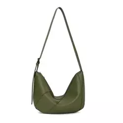Vrečasta torbica LS COLLECTION Erik Style - zelena, hobo