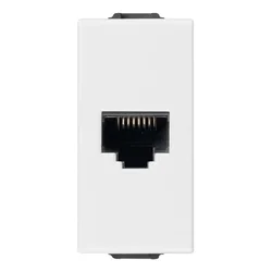 RJ45 CAT5E NETSAFE UTP 110 UTIČNICA BIJELA