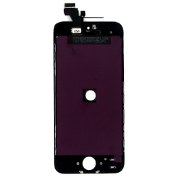 Steklo in LCD zaslon za Apple iPhone 5, črno